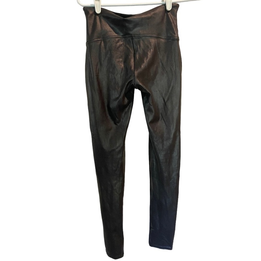 SPANX, faux leather leggings